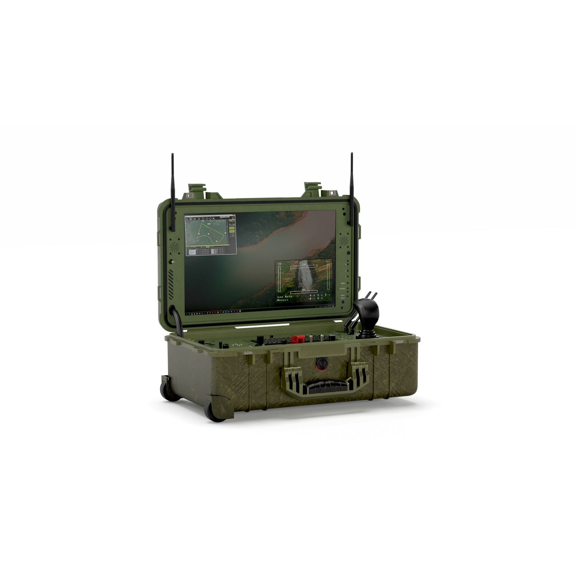 UAV Ground Control Station - Game-Ready 3D Model - View 11