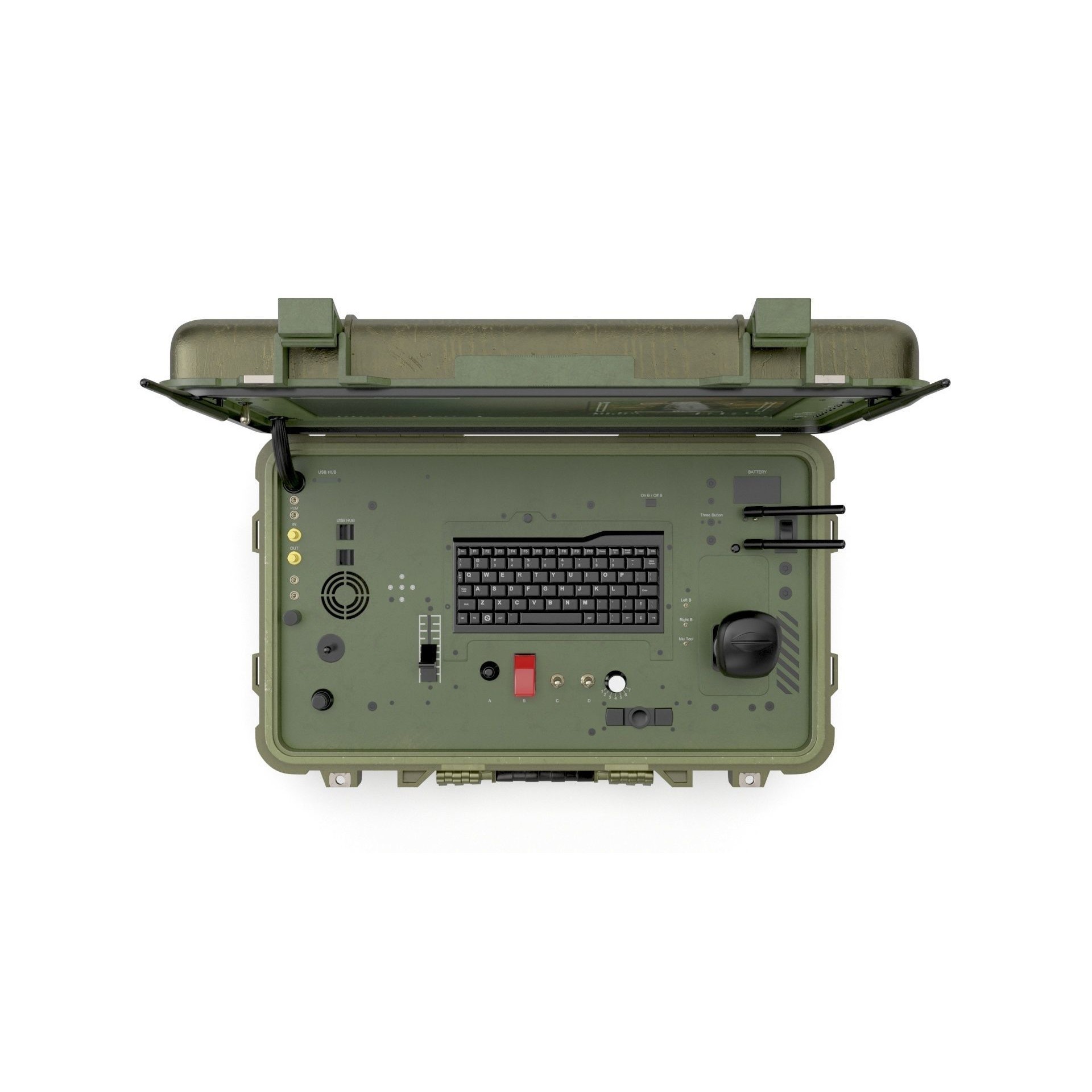 UAV Ground Control Station - Game-Ready 3D Model - View 14