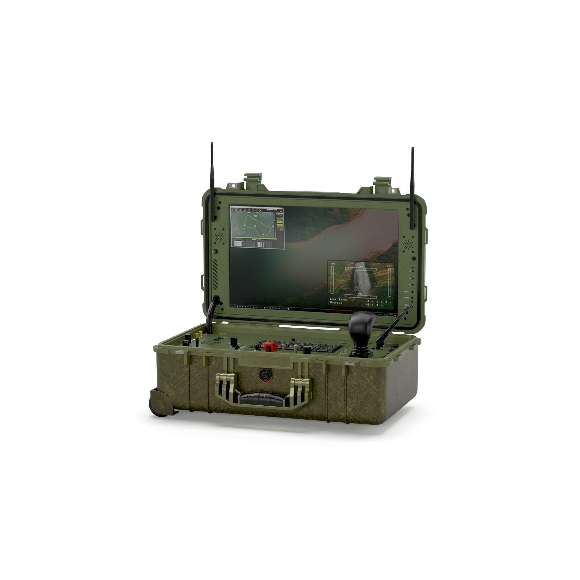 UAV Ground Control Station - Game-Ready 3D Model - View 23