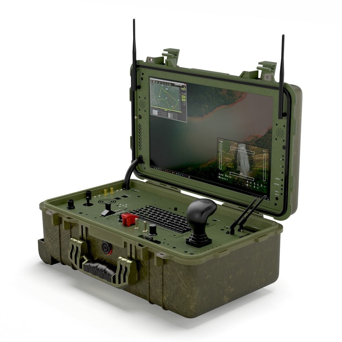 UAV Ground Control Station - Game-Ready 3D Model - View 35