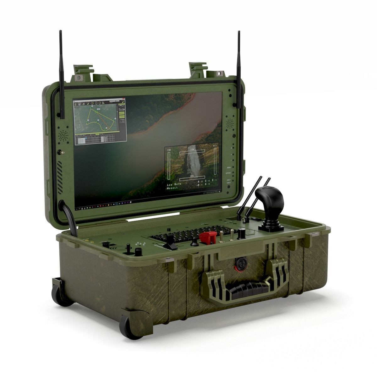 UAV Ground Control Station - Game-Ready 3D Model - View 37