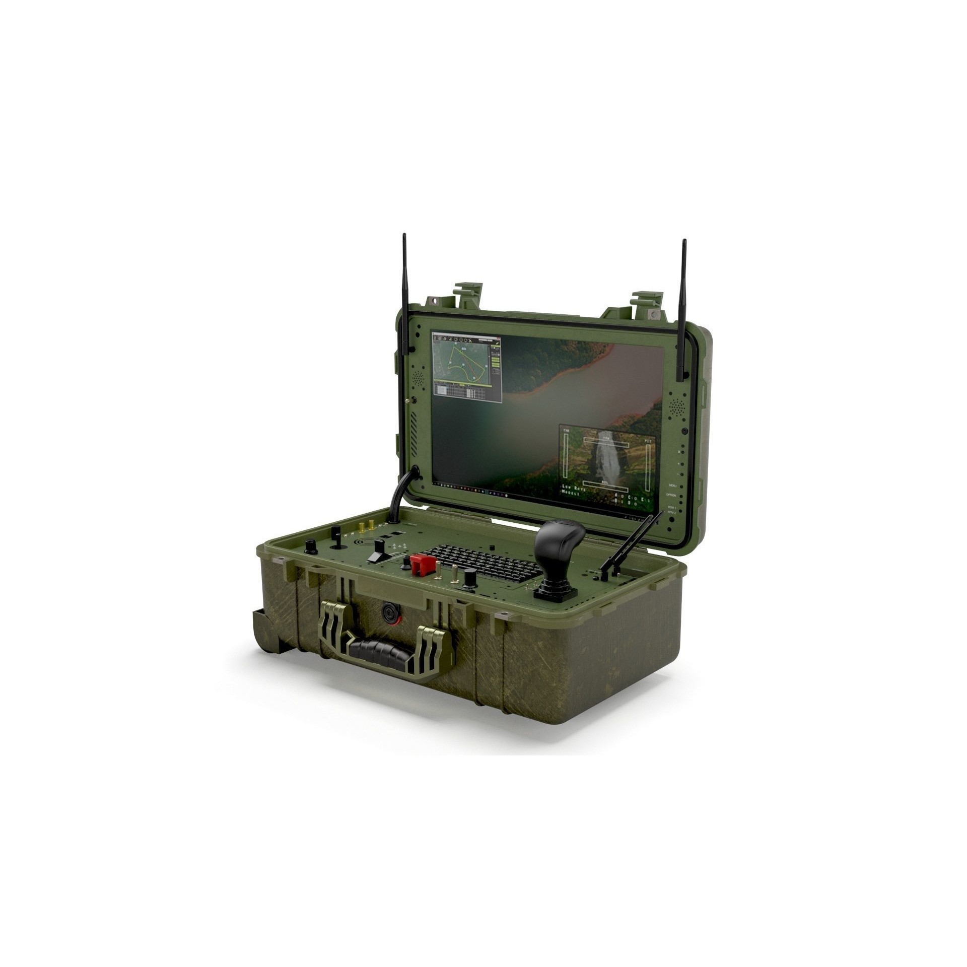 UAV Ground Control Station - Game-Ready 3D Model - View 4