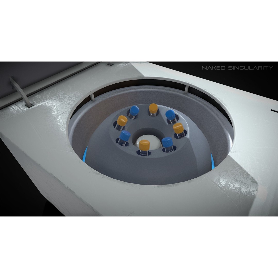 Benchtop Centrifuge 3D Model – Low Poly PBR Laboratory Equipment, FBX - View 10
