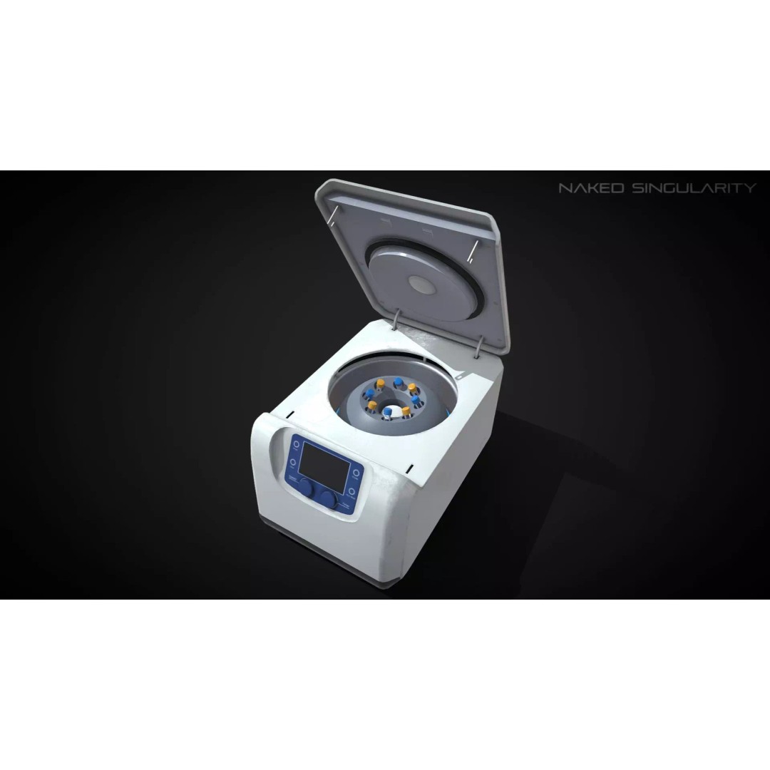 Benchtop Centrifuge 3D Model – Low Poly PBR Laboratory Equipment, FBX - View 2