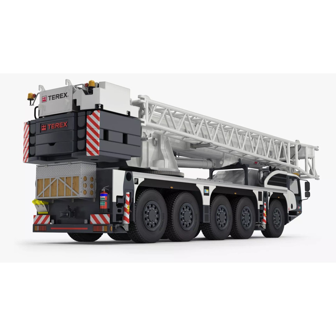 Terex Explorer 5500 All Terrain Crane 3D Model – High Poly PBR Asset, FBX, OBJ - View 12