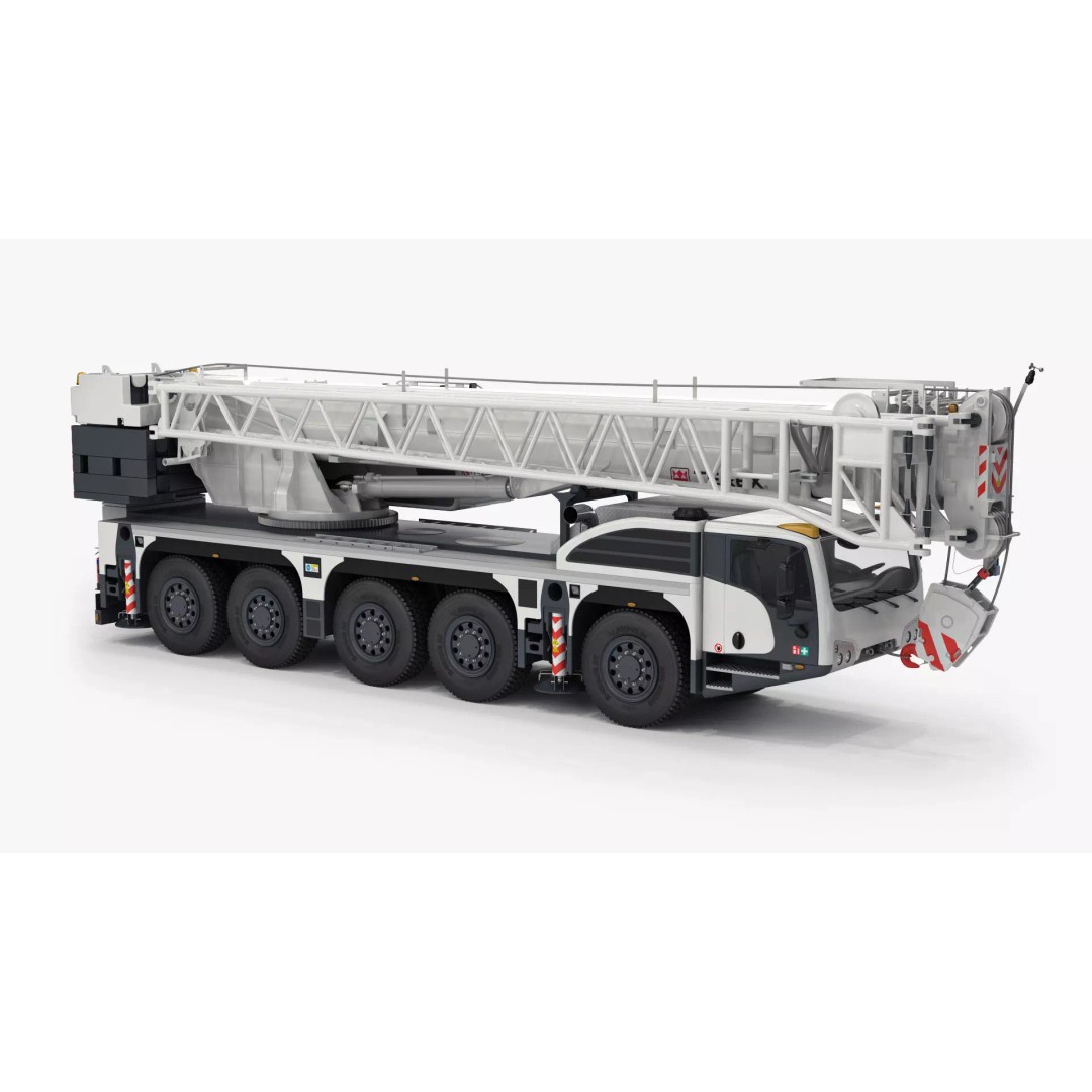 Terex Explorer 5500 All Terrain Crane 3D Model – High Poly PBR Asset, FBX, OBJ - View 14