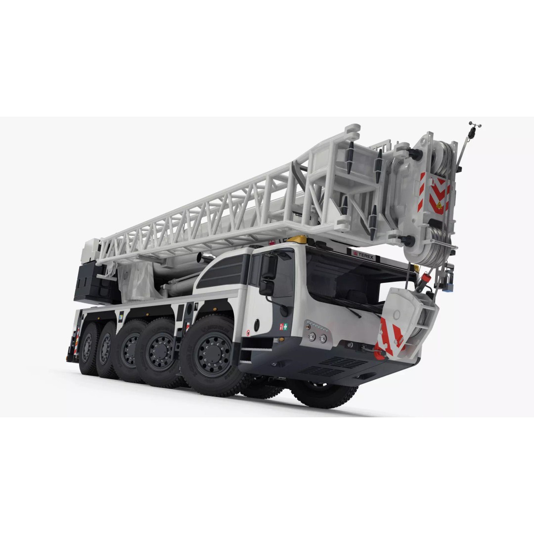 Terex Explorer 5500 All Terrain Crane 3D Model – High Poly PBR Asset, FBX, OBJ - View 15