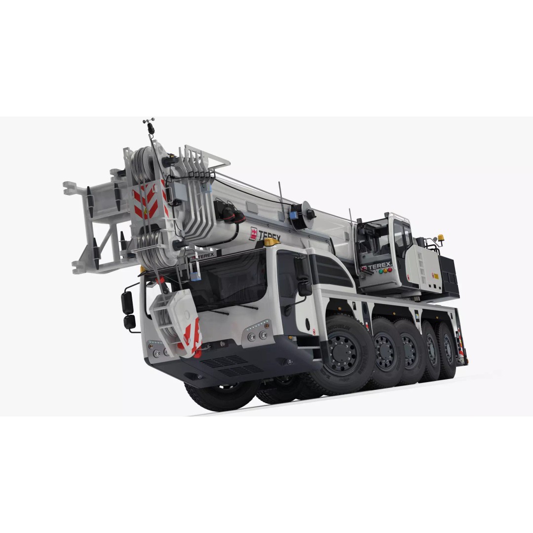 Terex Explorer 5500 All Terrain Crane 3D Model – High Poly PBR Asset, FBX, OBJ - View 16