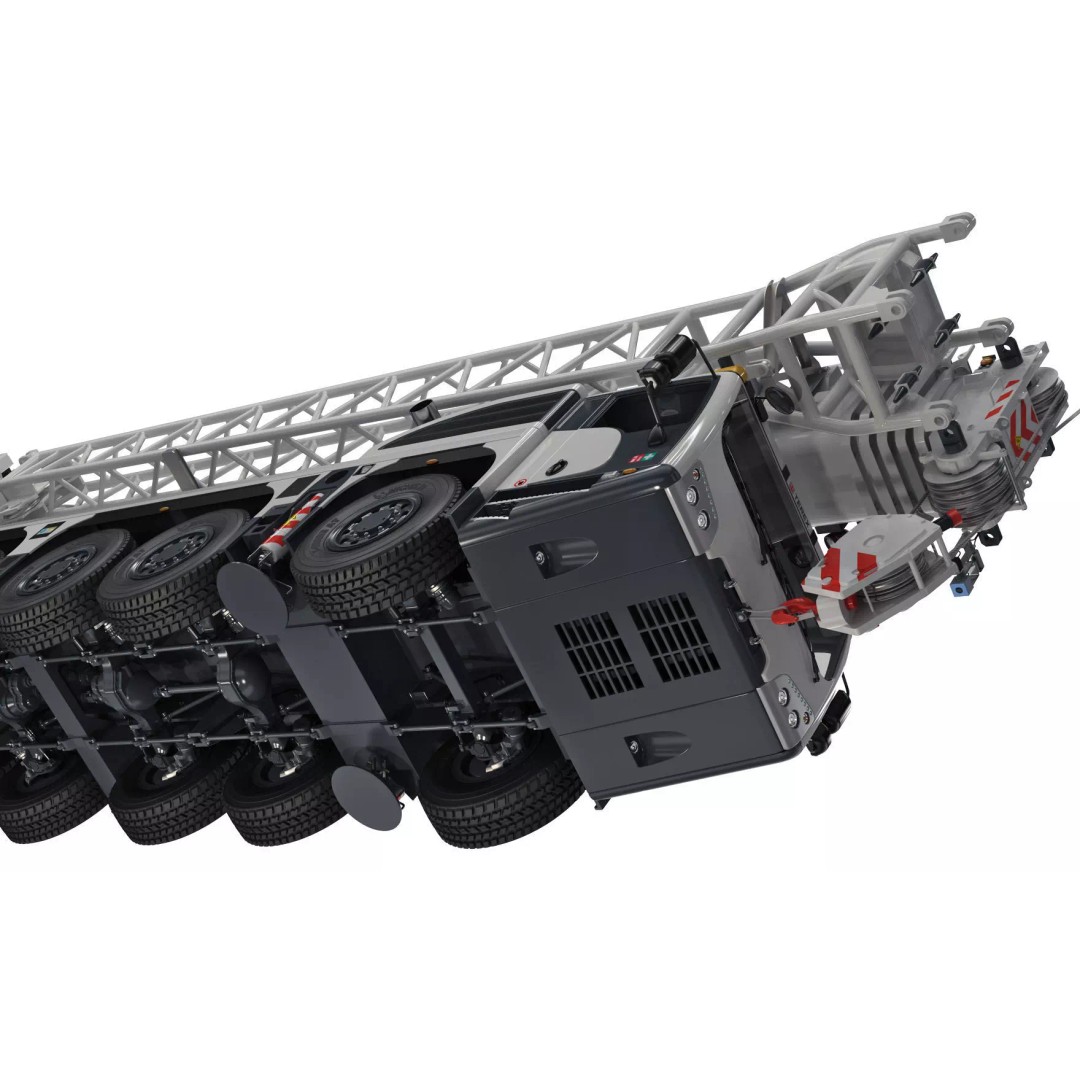 Terex Explorer 5500 All Terrain Crane 3D Model – High Poly PBR Asset, FBX, OBJ - View 21