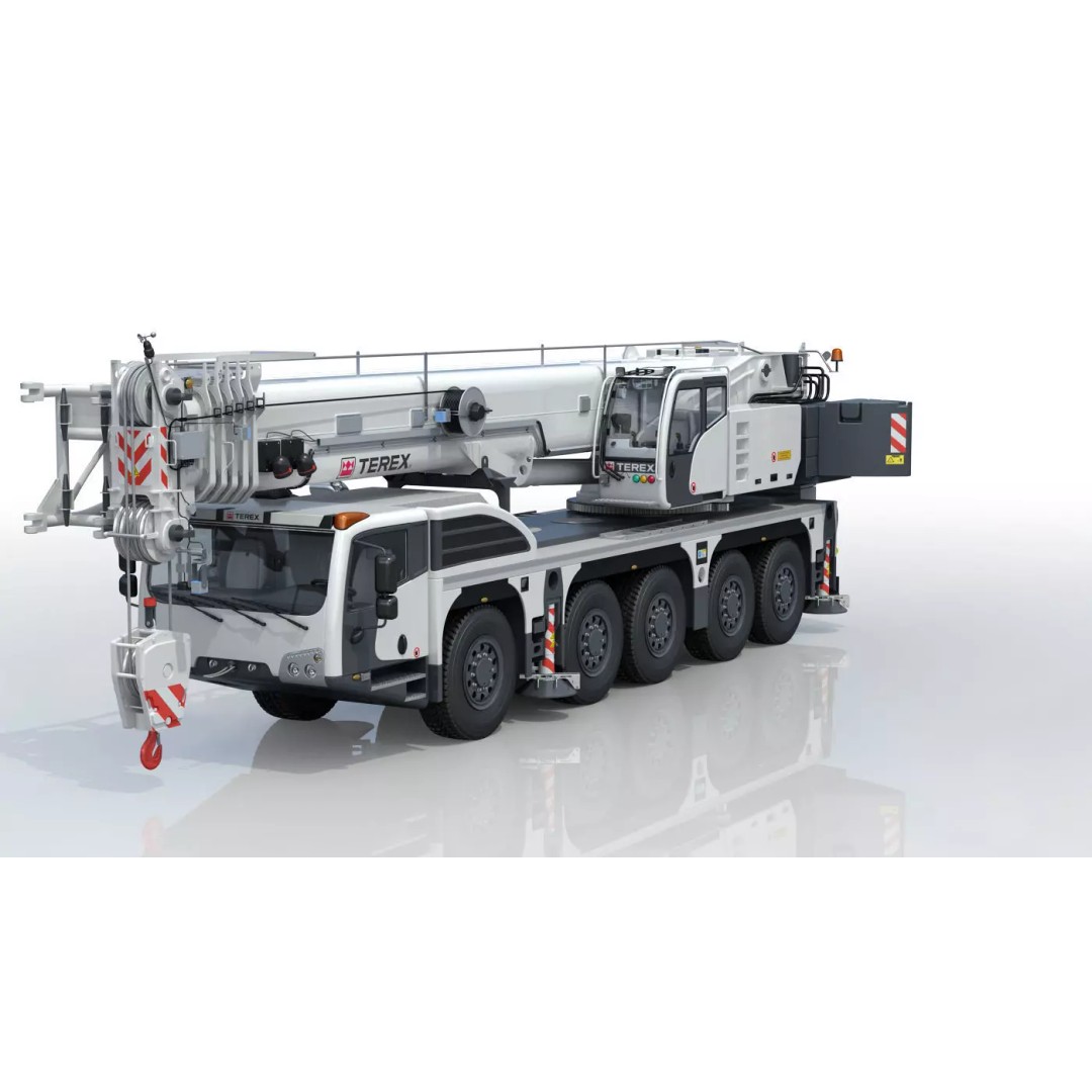 Terex Explorer 5500 All Terrain Crane 3D Model – High Poly PBR Asset, FBX, OBJ - View 35