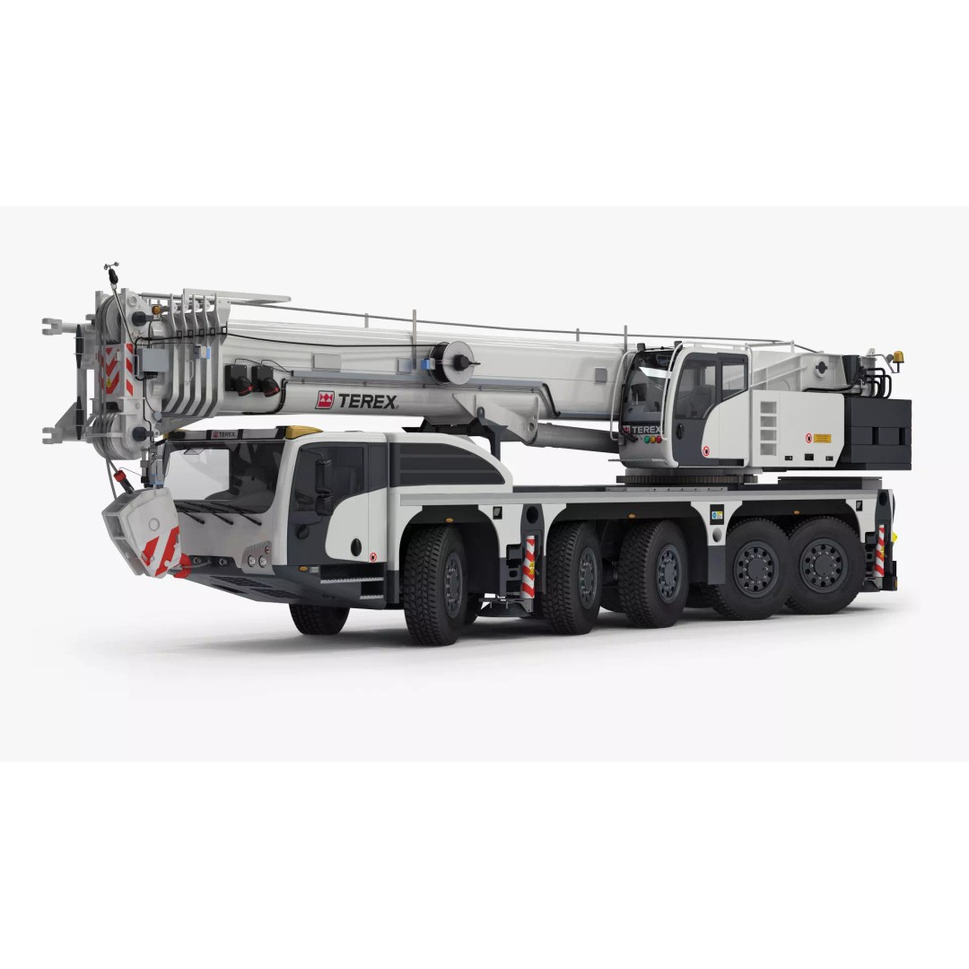 Terex Explorer 5500 All Terrain Crane 3D Model – High Poly PBR Asset, FBX, OBJ - View 5
