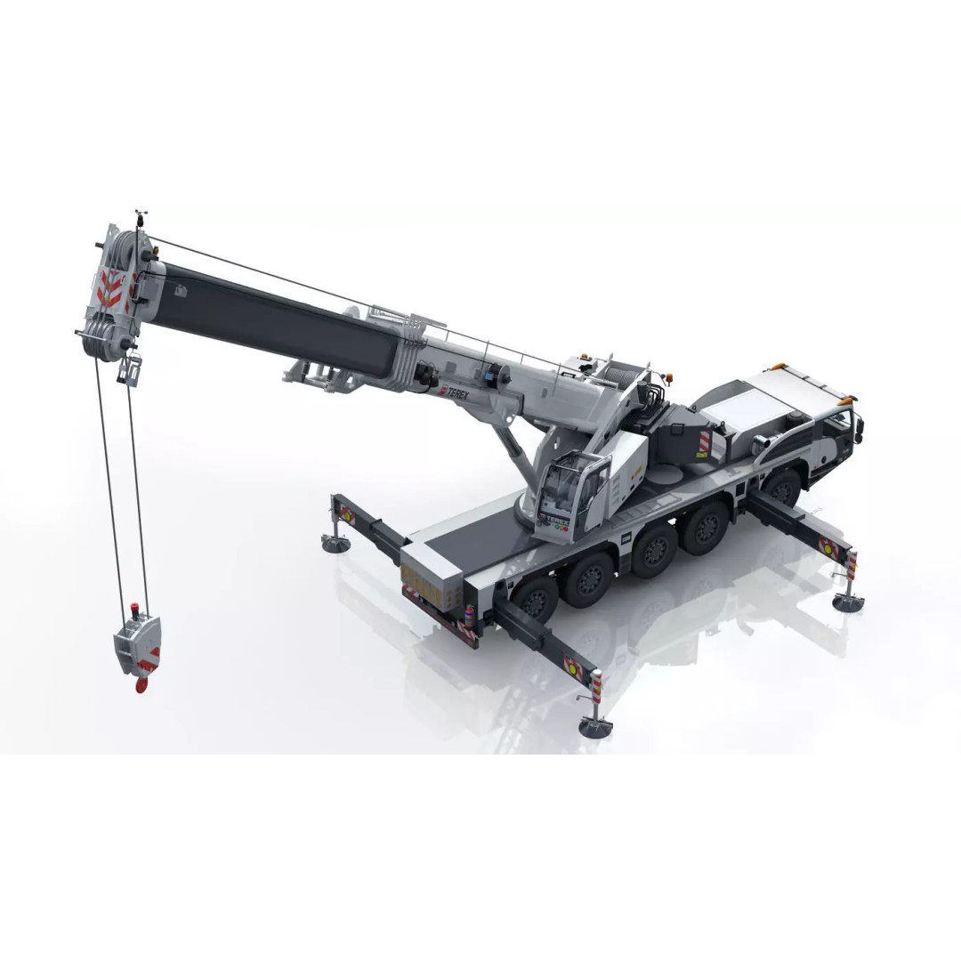 Terex Explorer 5500 All Terrain Crane 3D Model – High Poly PBR Asset, FBX, OBJ - View 52