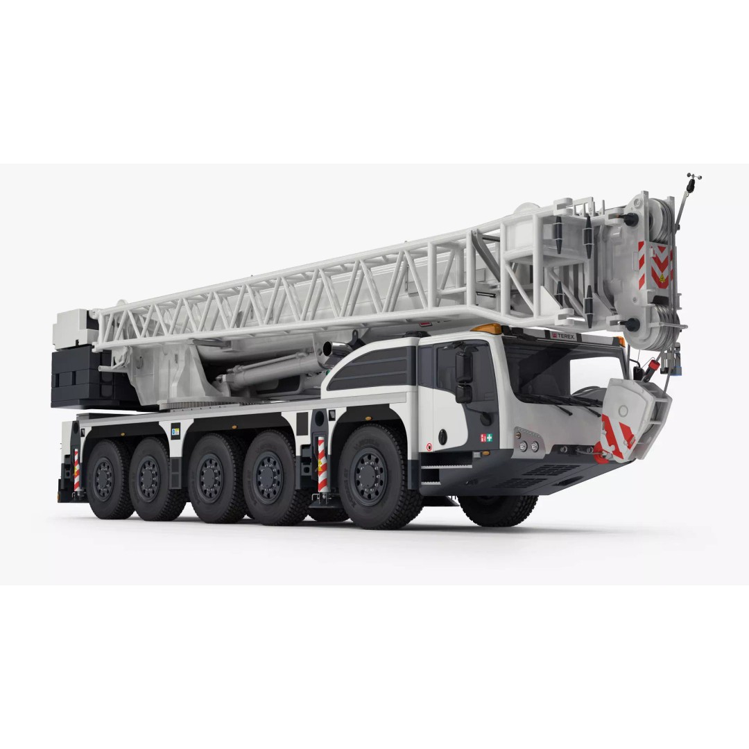 Terex Explorer 5500 All Terrain Crane 3D Model – High Poly PBR Asset, FBX, OBJ - View 6