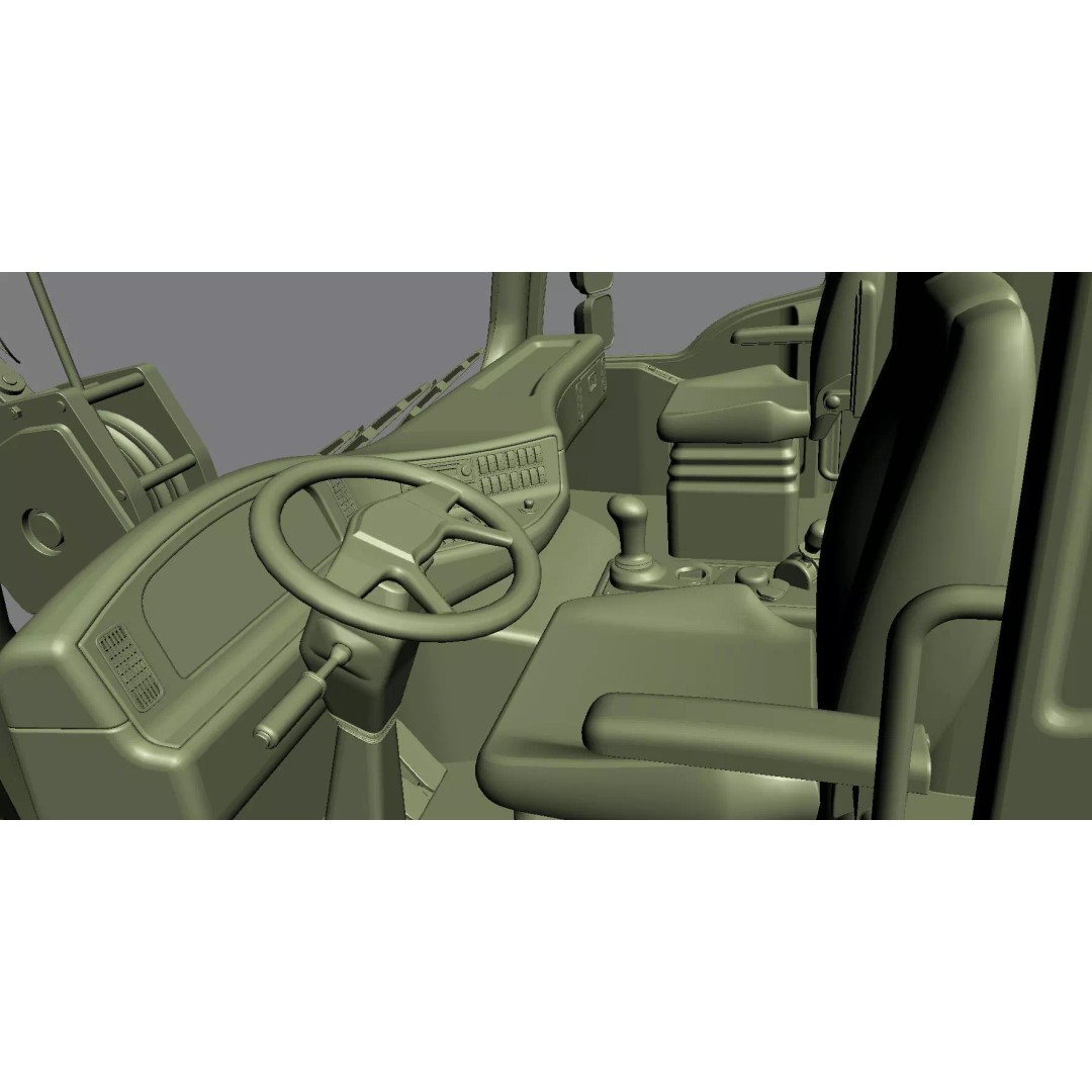 Terex Explorer 5500 All Terrain Crane 3D Model – High Poly PBR Asset, FBX, OBJ - View 62