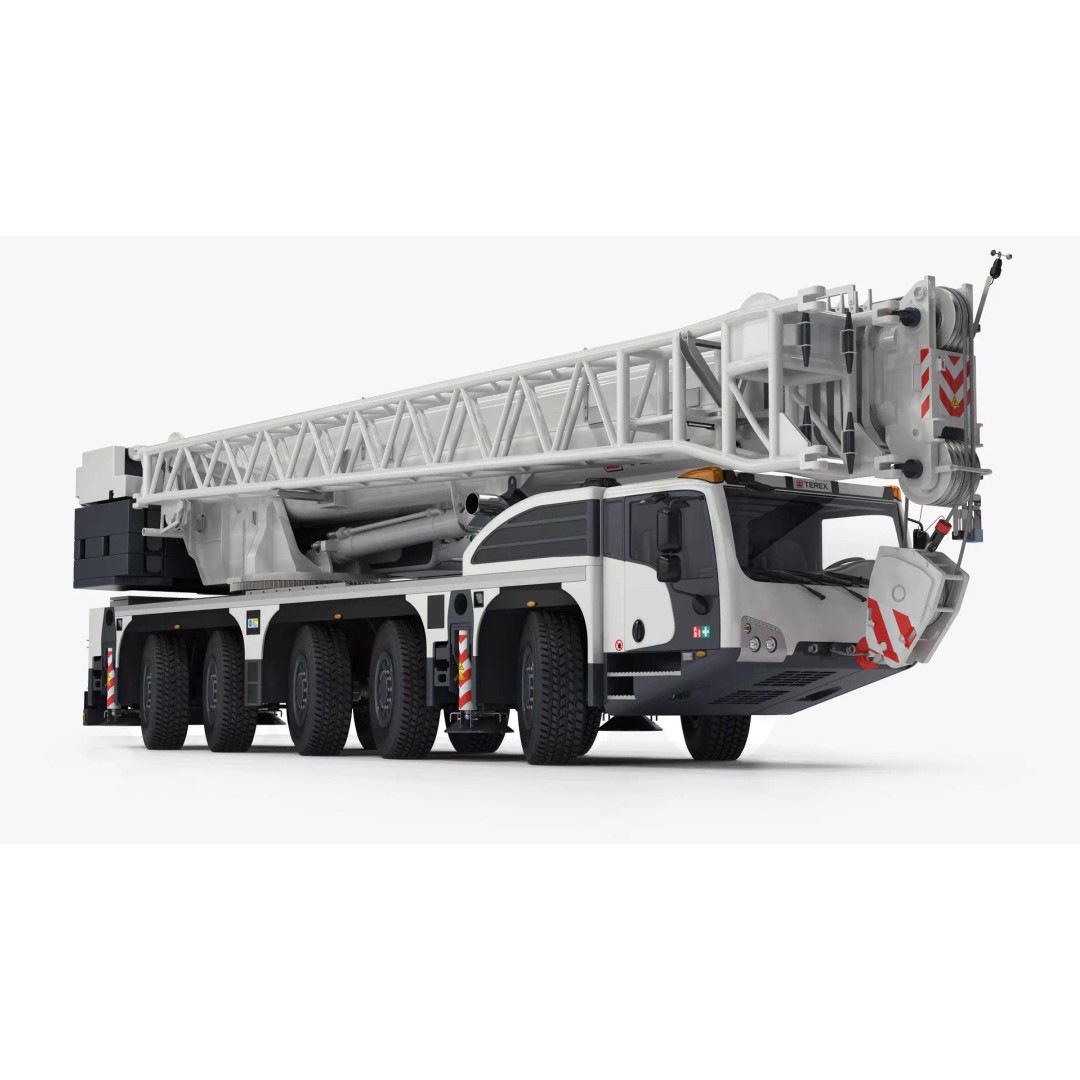 Terex Explorer 5500 All Terrain Crane 3D Model – High Poly PBR Asset, FBX, OBJ - View 7
