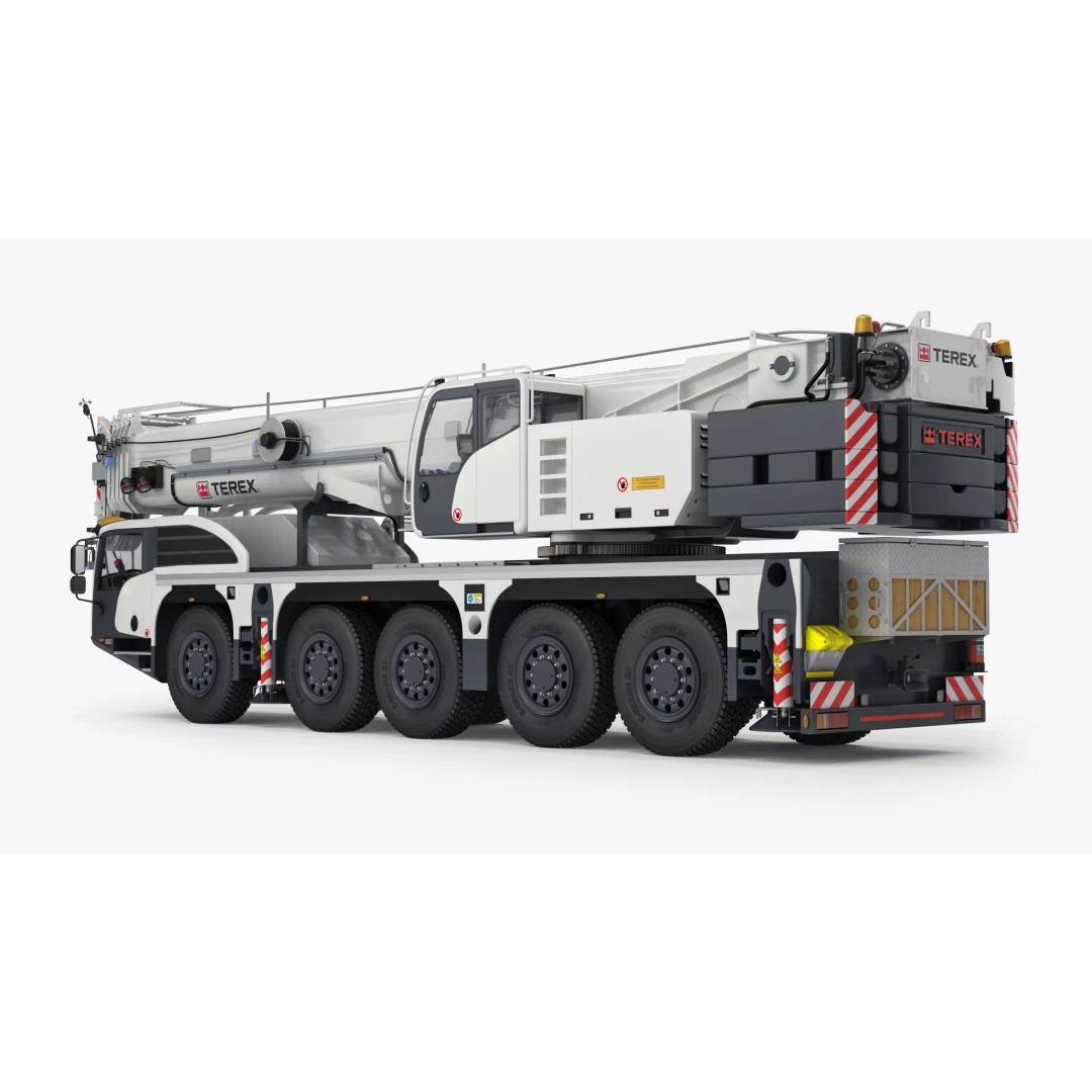 Terex Explorer 5500 All Terrain Crane 3D Model – High Poly PBR Asset, FBX, OBJ - View 9
