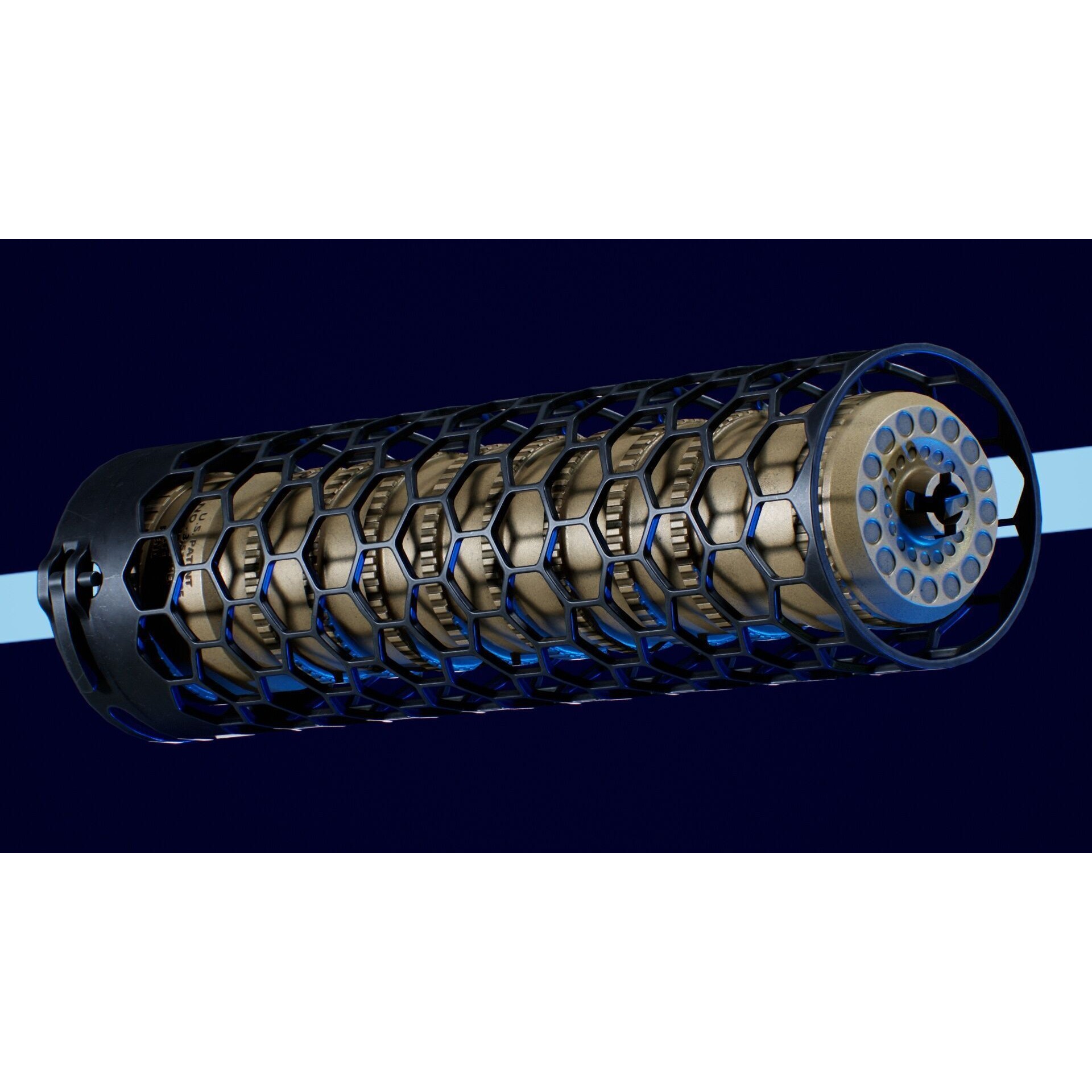 Larue Tactical SUURG LT-15 5.56 Suppressor - Low-Poly Game-Ready 3D Model - View 5