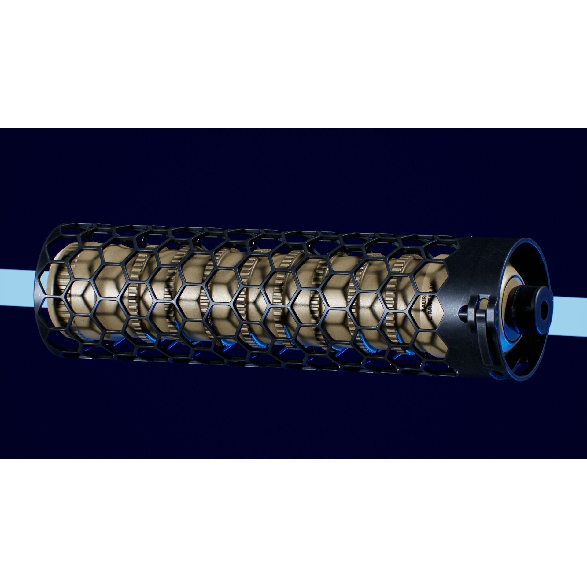 Larue Tactical SUURG LT-15 5.56 Suppressor - Low-Poly Game-Ready 3D Model - View 8