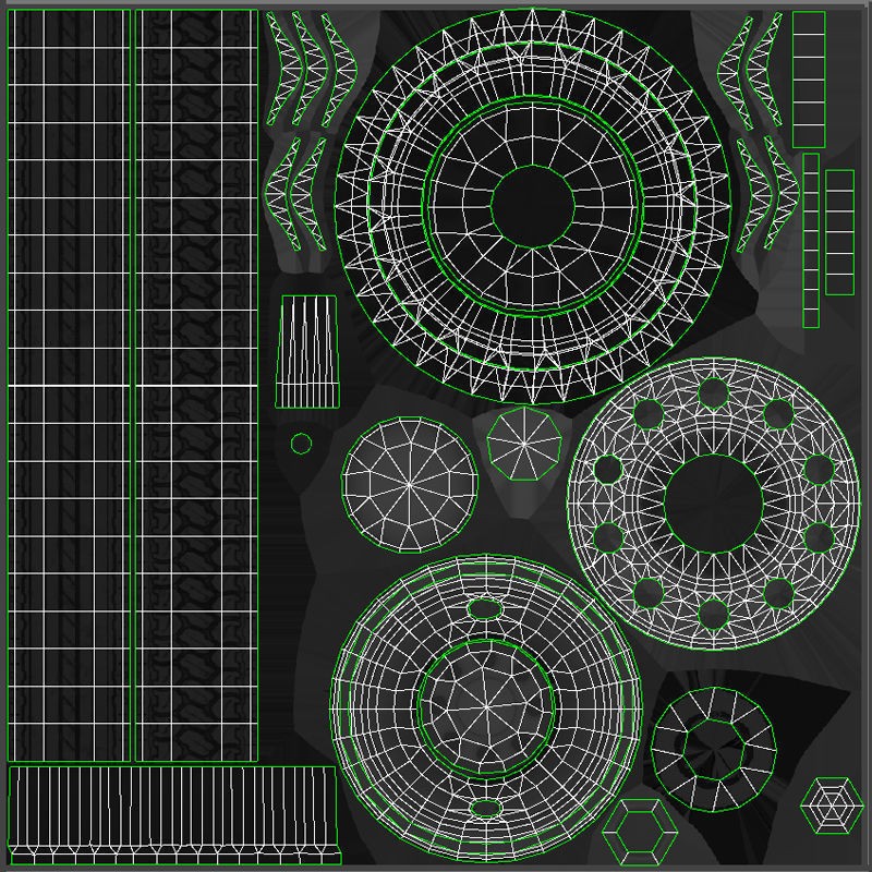 SuperLiner Dropdeck Trailer 3D Model – Low Poly Game Ready Asset, FBX - View 52