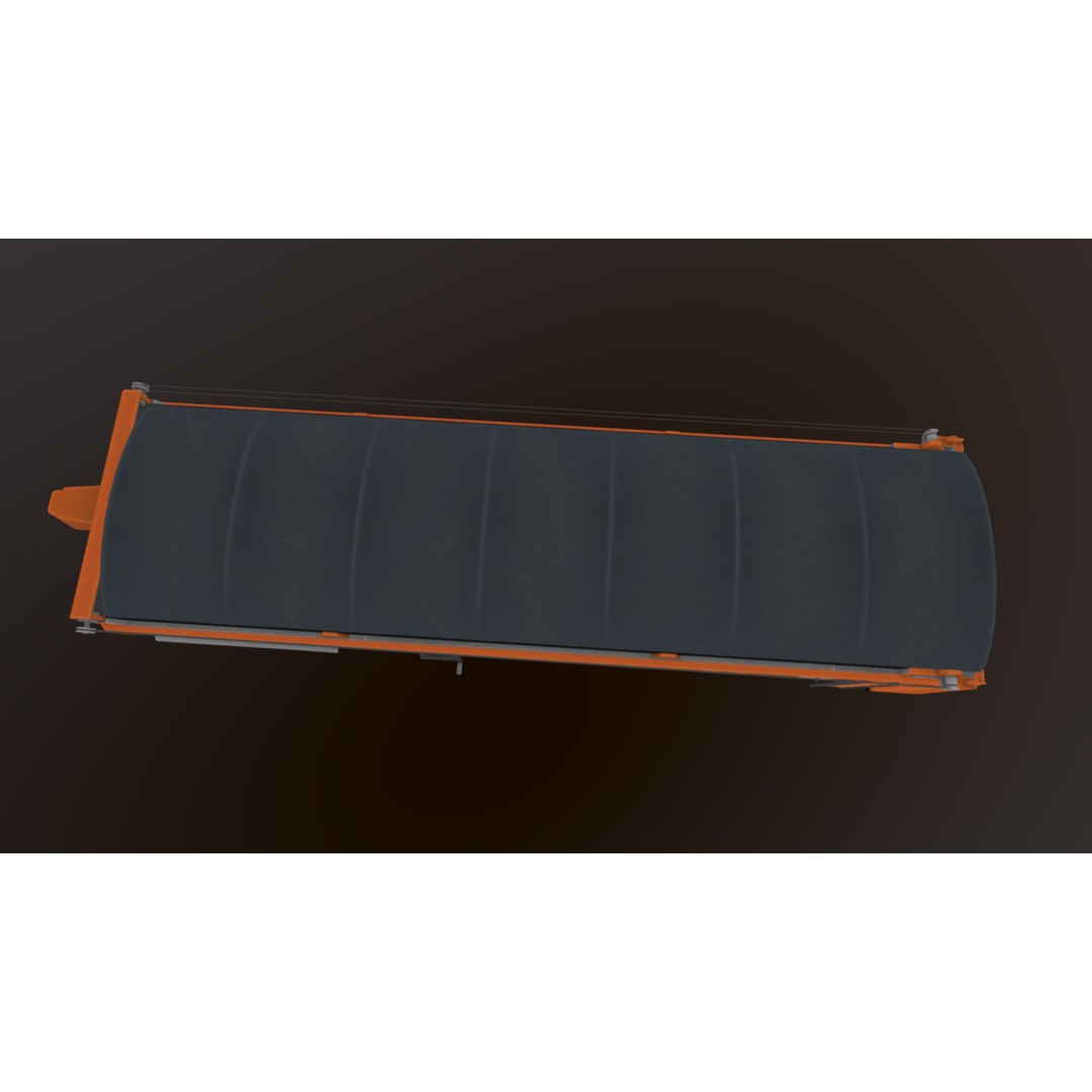 Dump Trailer 3D Model – Low Poly Game Ready Asset, PBR Textures - View 36