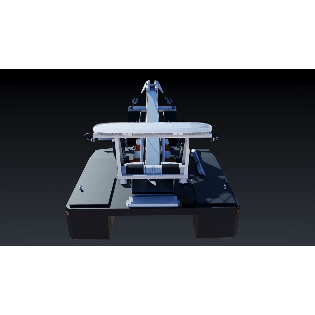 Wrecker Tow Body 3D Model – Low Poly Game Asset, FBX, PBR Textures - View 15