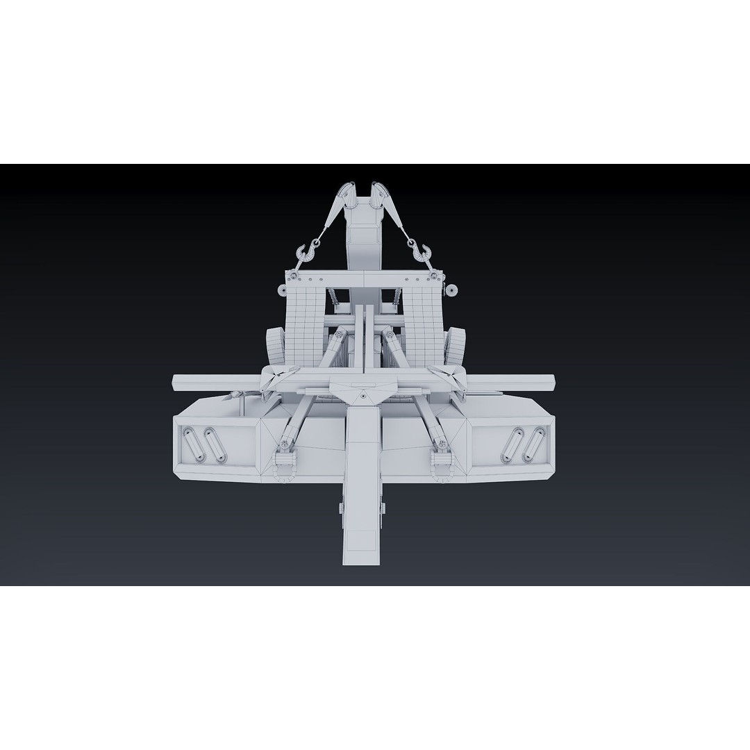 Wrecker Tow Body 3D Model – Low Poly Game Asset, FBX, PBR Textures - View 26