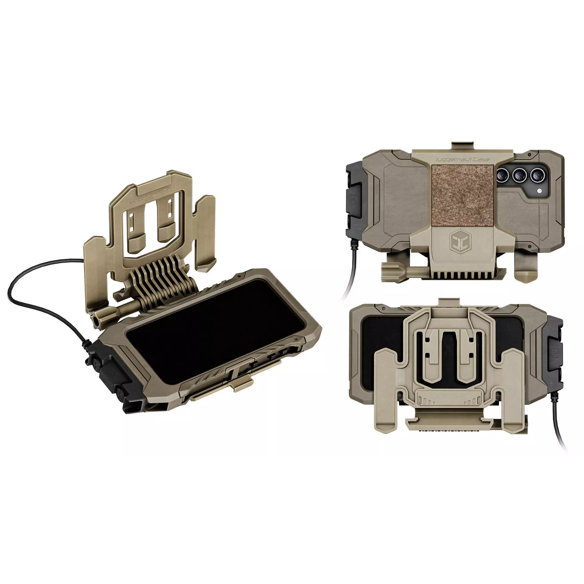 Juggernaut Case PALS Phone Mount - Low-Poly Game-Ready 3D Model - View 2