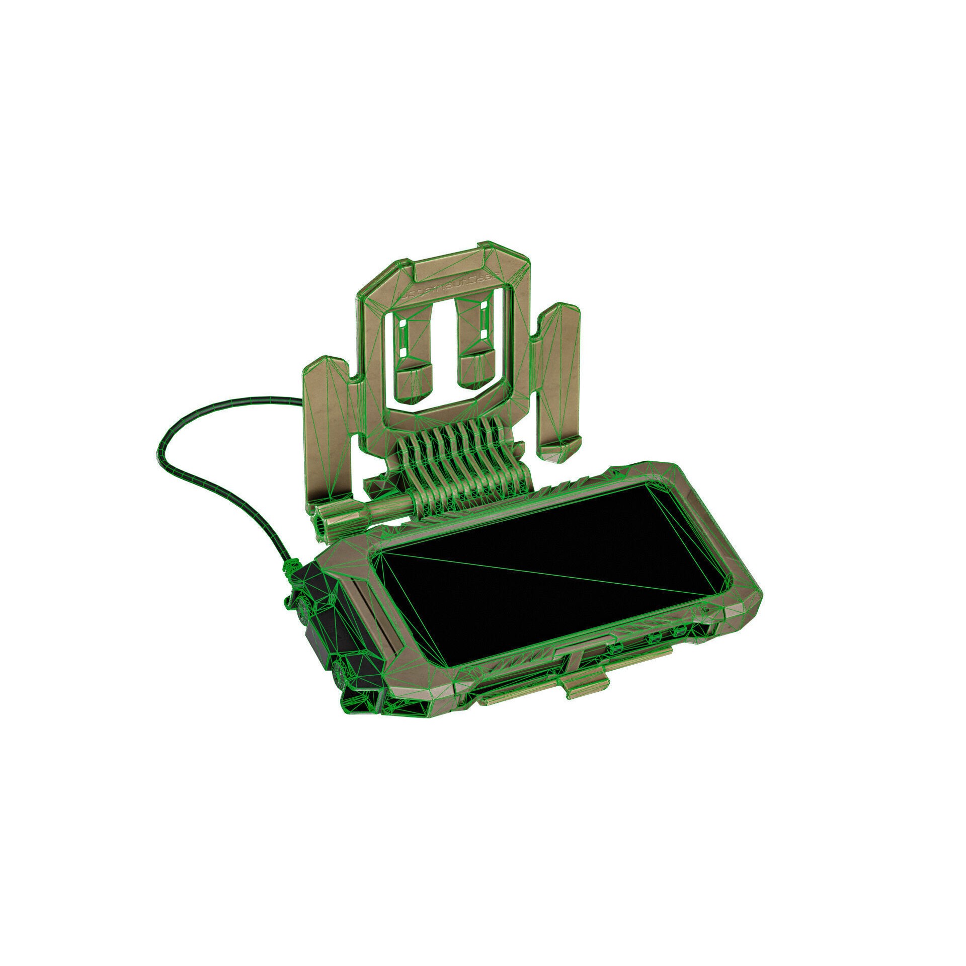 Juggernaut Case PALS Phone Mount - Low-Poly Game-Ready 3D Model - View 9