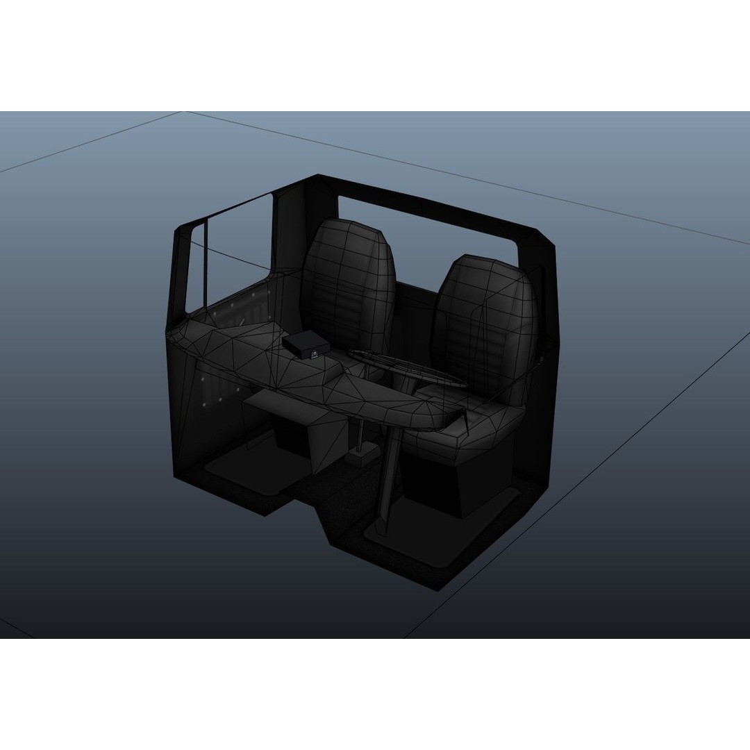 SuperLiner Dryvan Truck 3D Model – Low Poly Game Ready Asset, FBX - View 49