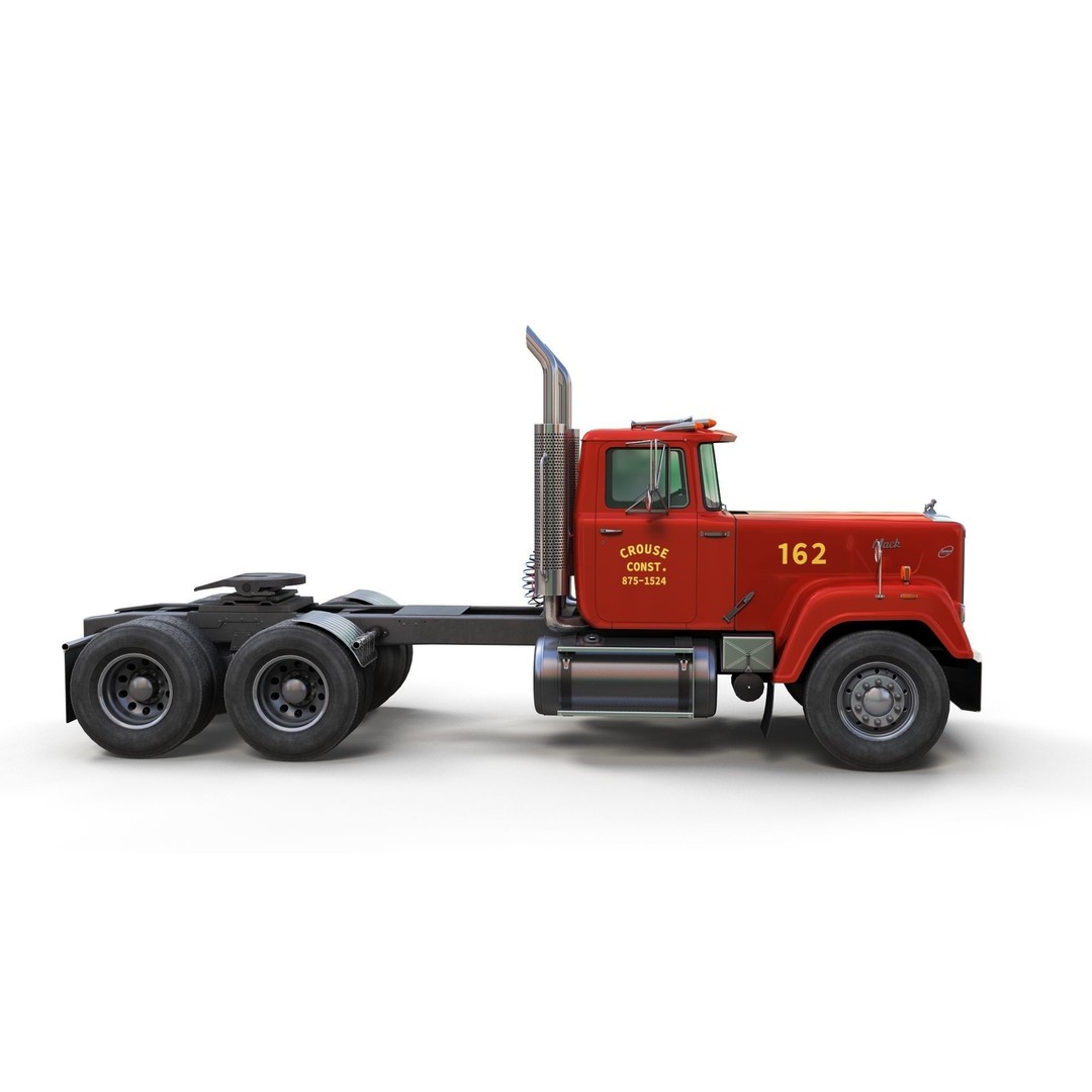 SuperLiner Dryvan Truck 3D Model – Low Poly Game Ready Asset, FBX - View 51
