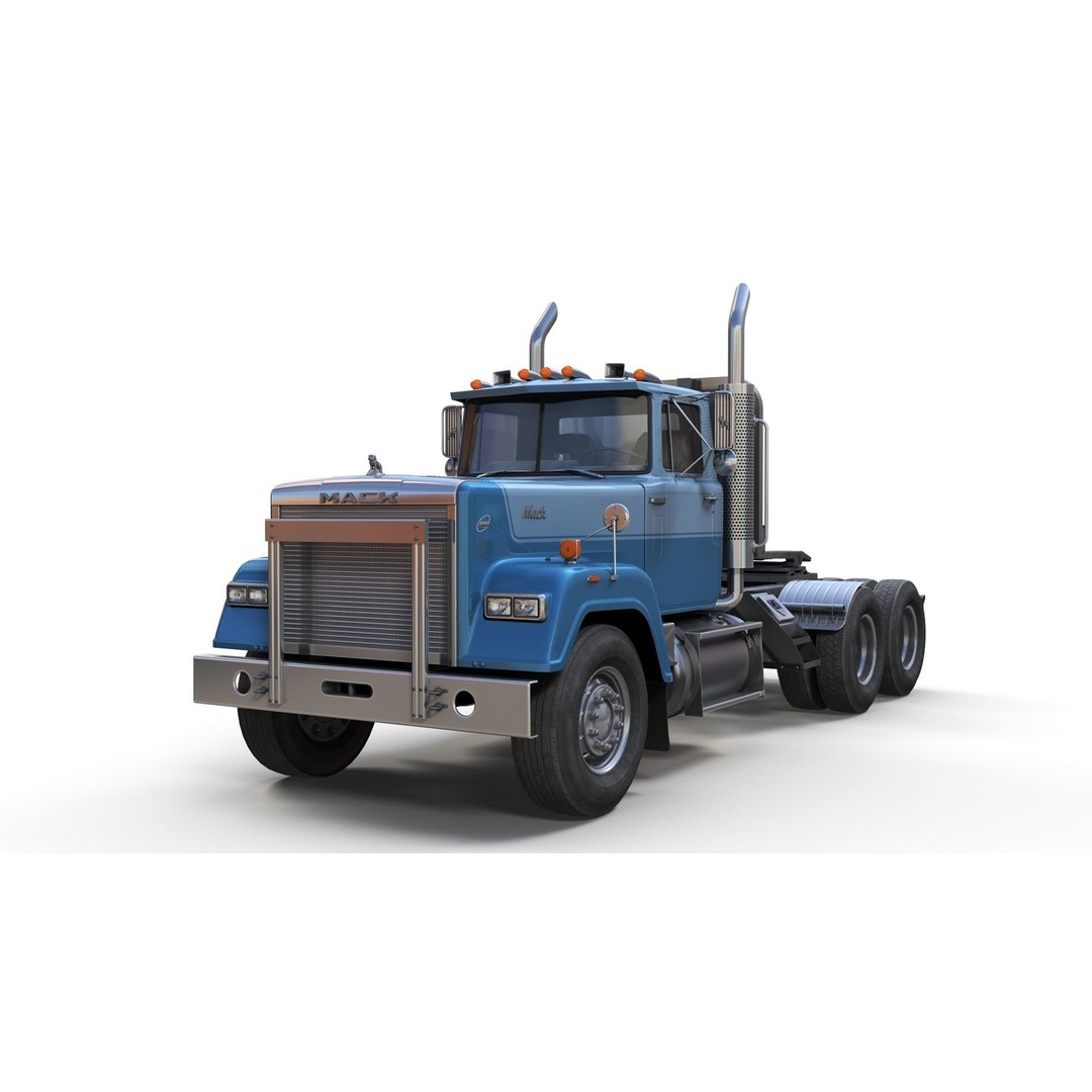 SuperLiner Dryvan Truck 3D Model – Low Poly Game Ready Asset, FBX - View 56