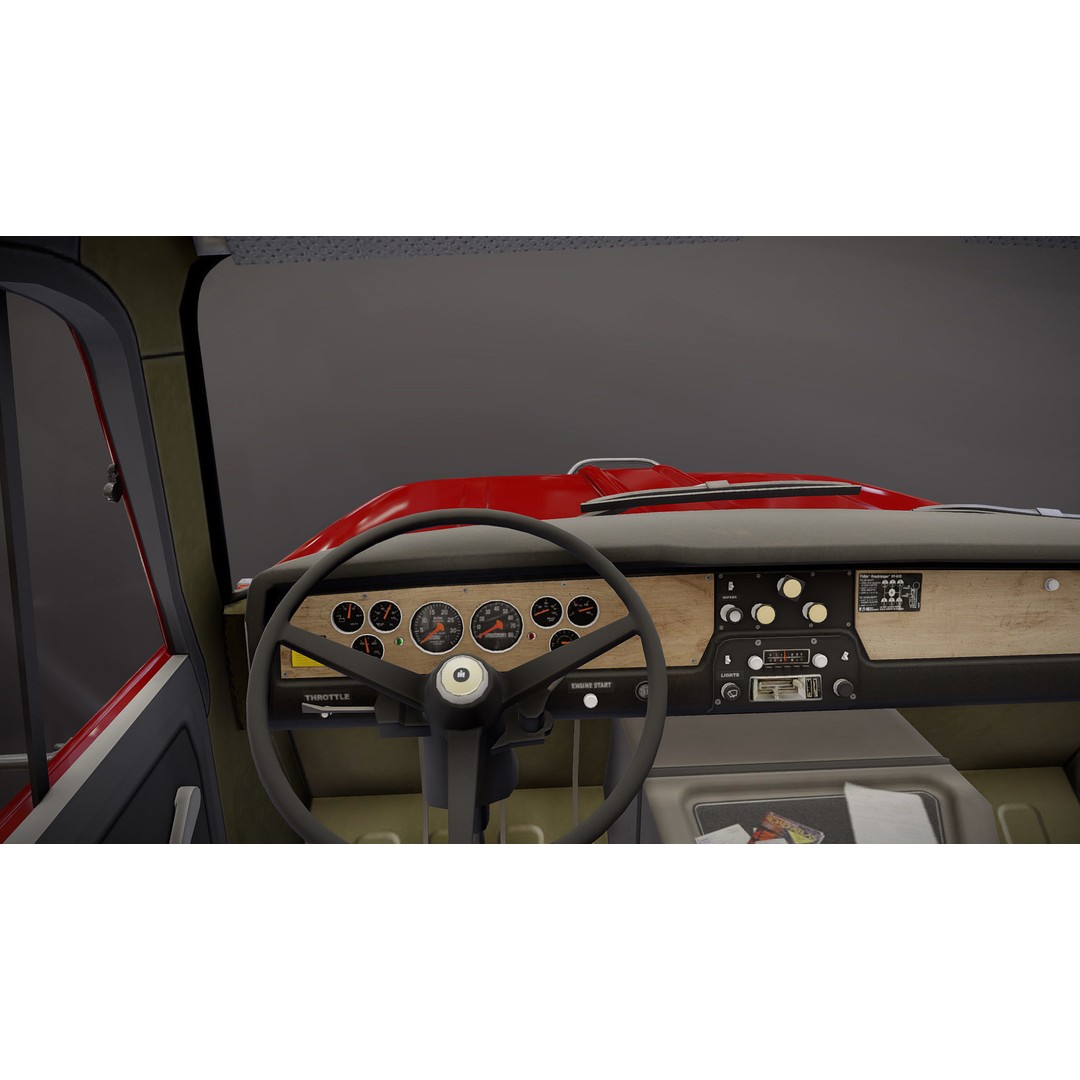 International Fleetstar Log Truck 3D Model – Low Poly Game Ready Asset, FBX - View 32