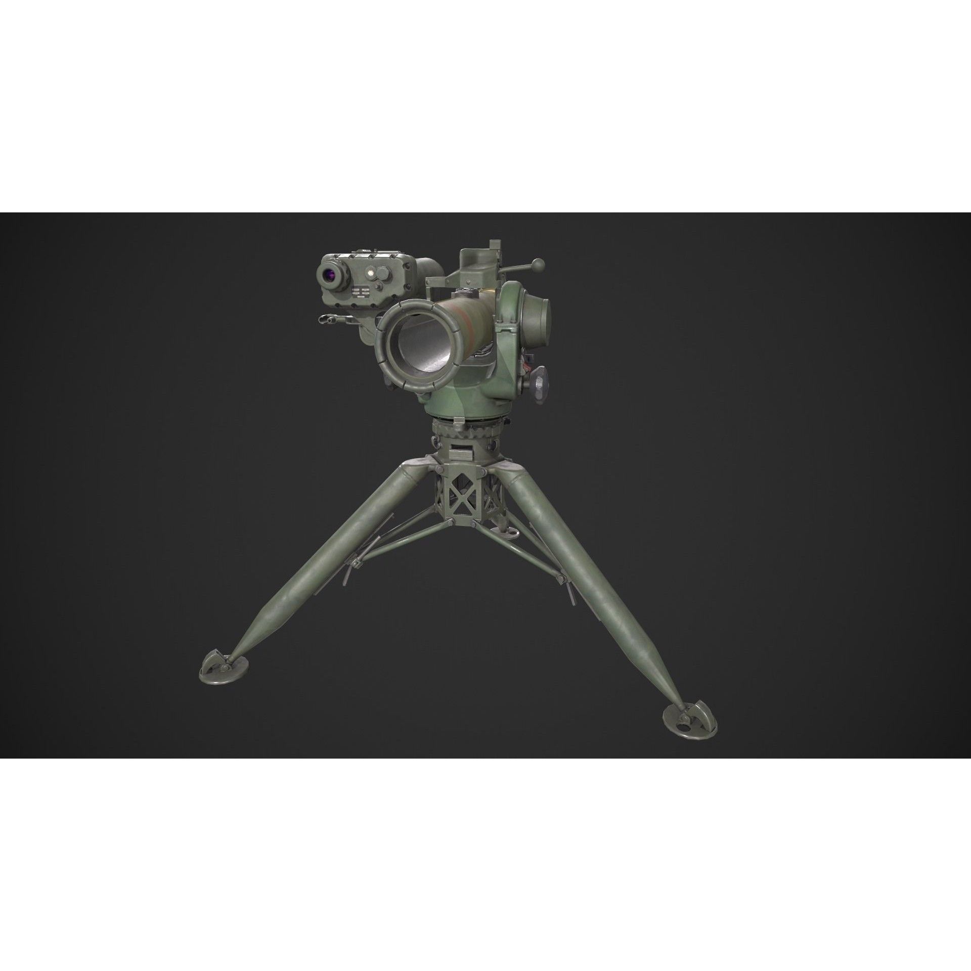 BGM-71 TOW - Low-Poly Game-Ready 3D Model - View 11