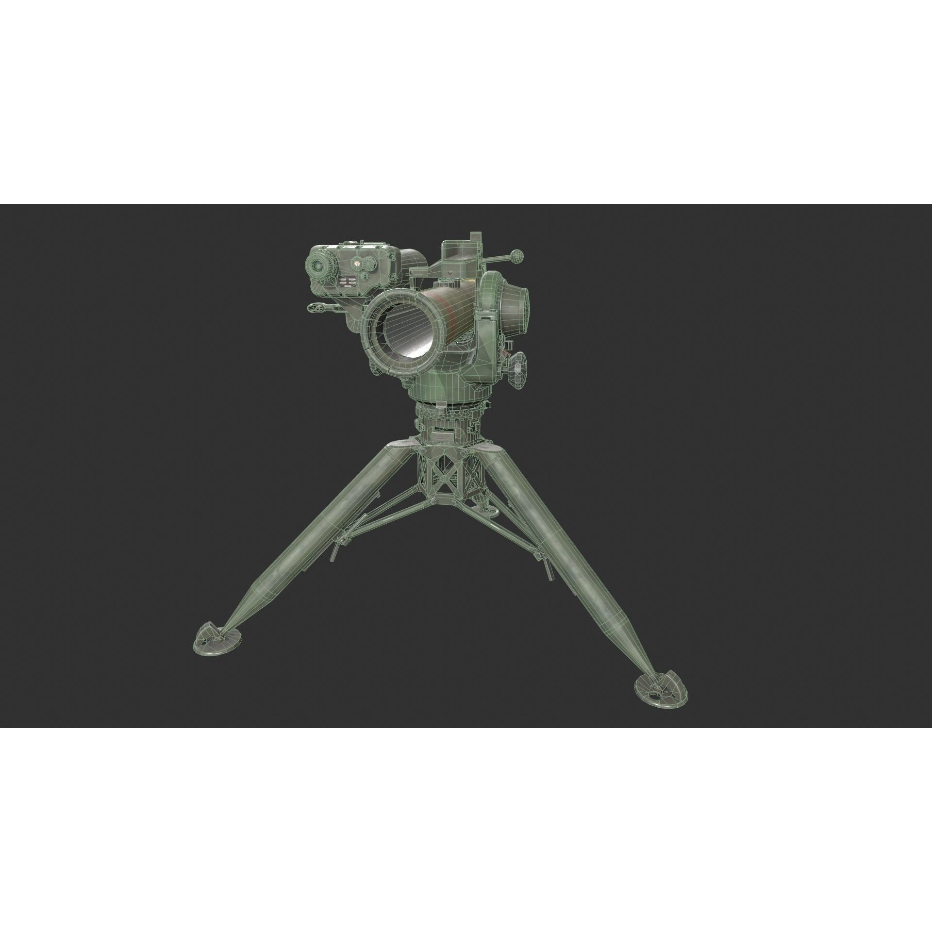 BGM-71 TOW - Low-Poly Game-Ready 3D Model - View 12