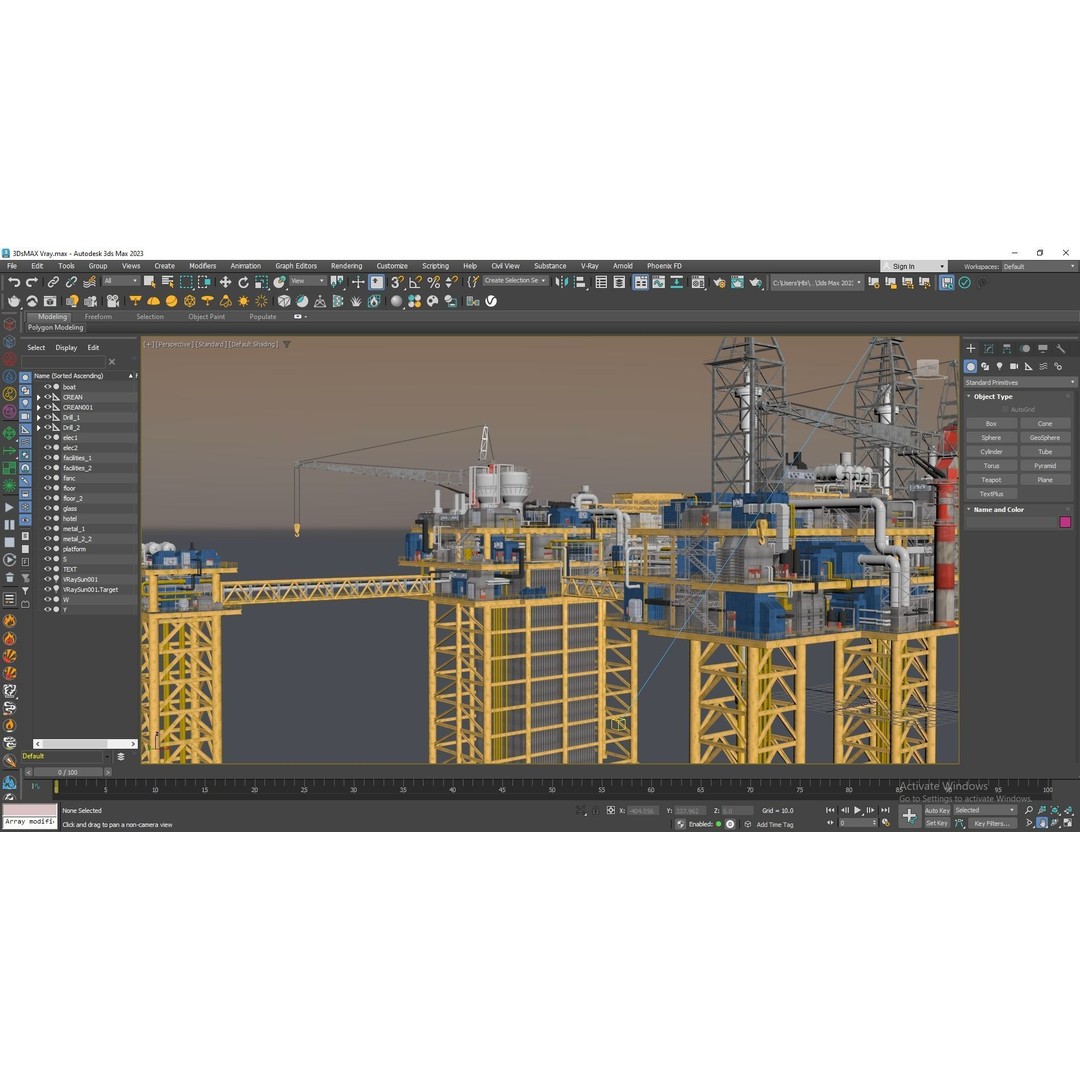 Oil Platform 3D Model – Game Ready Asset for Unreal Engine - View 12