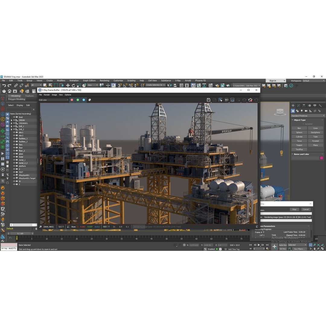 Oil Platform 3D Model – Game Ready Asset for Unreal Engine - View 14