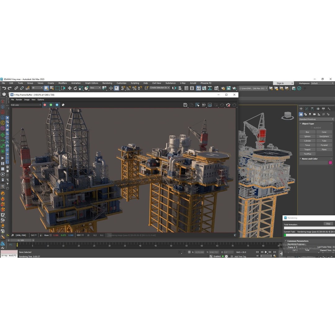 Oil Platform 3D Model – Game Ready Asset for Unreal Engine - View 15