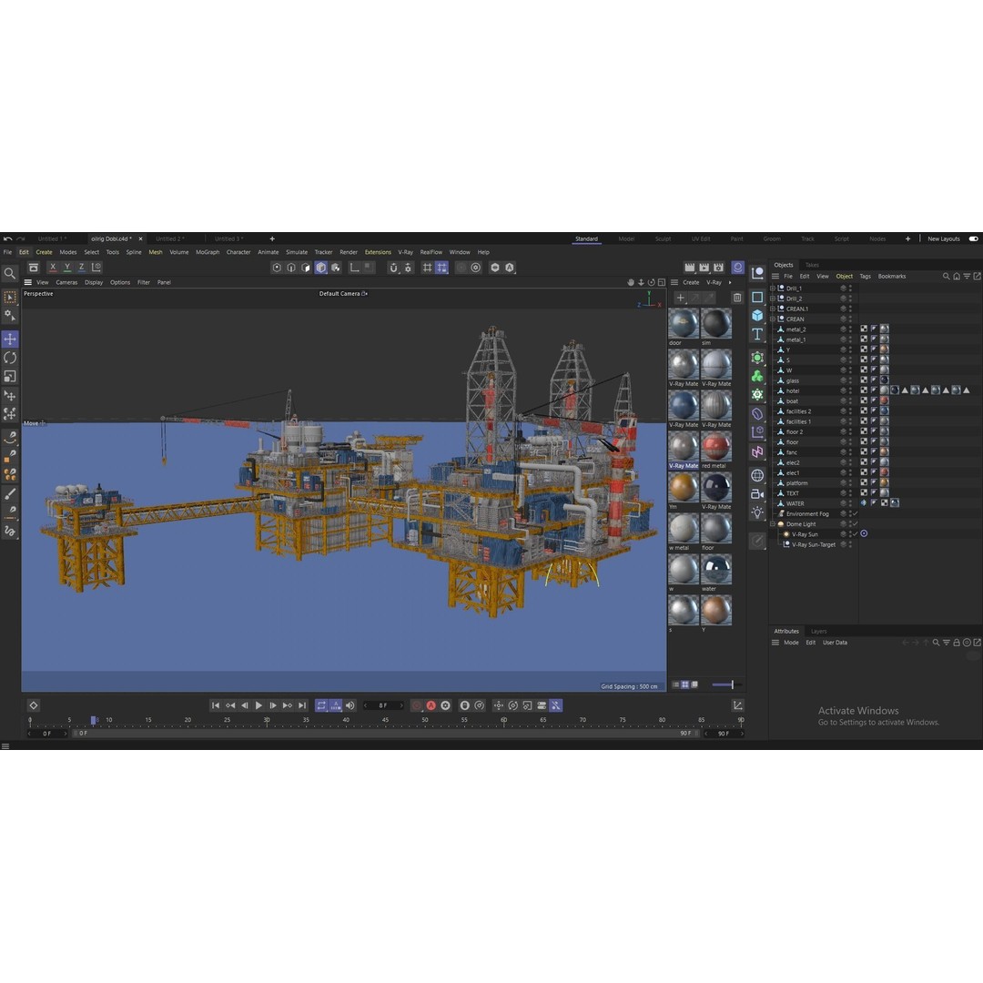 Oil Platform 3D Model – Game Ready Asset for Unreal Engine - View 23
