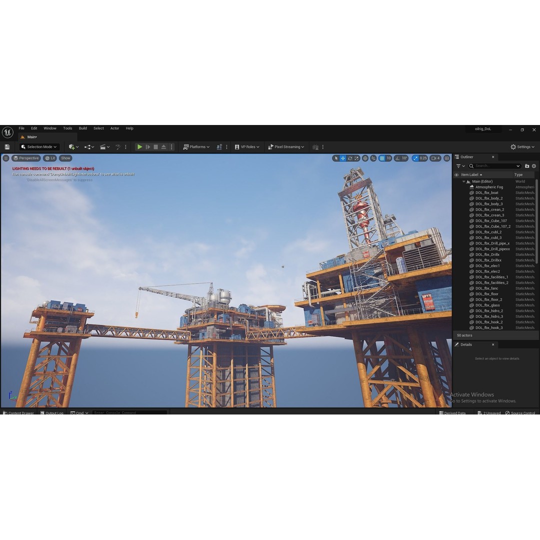 Oil Platform 3D Model – Game Ready Asset for Unreal Engine - View 25