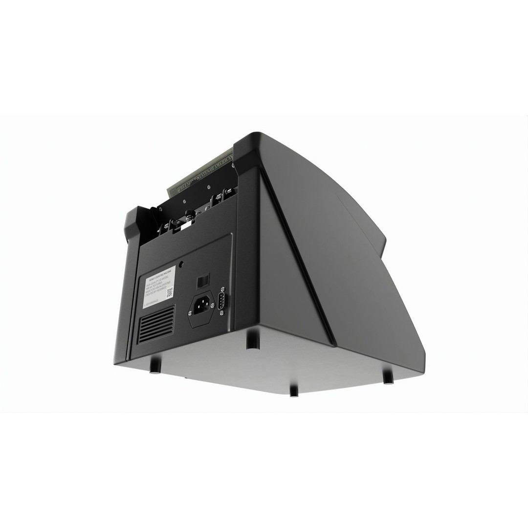 Electronic Money Counting Machine 3D Model – PBR Textured, Game-Ready Formats - View 4