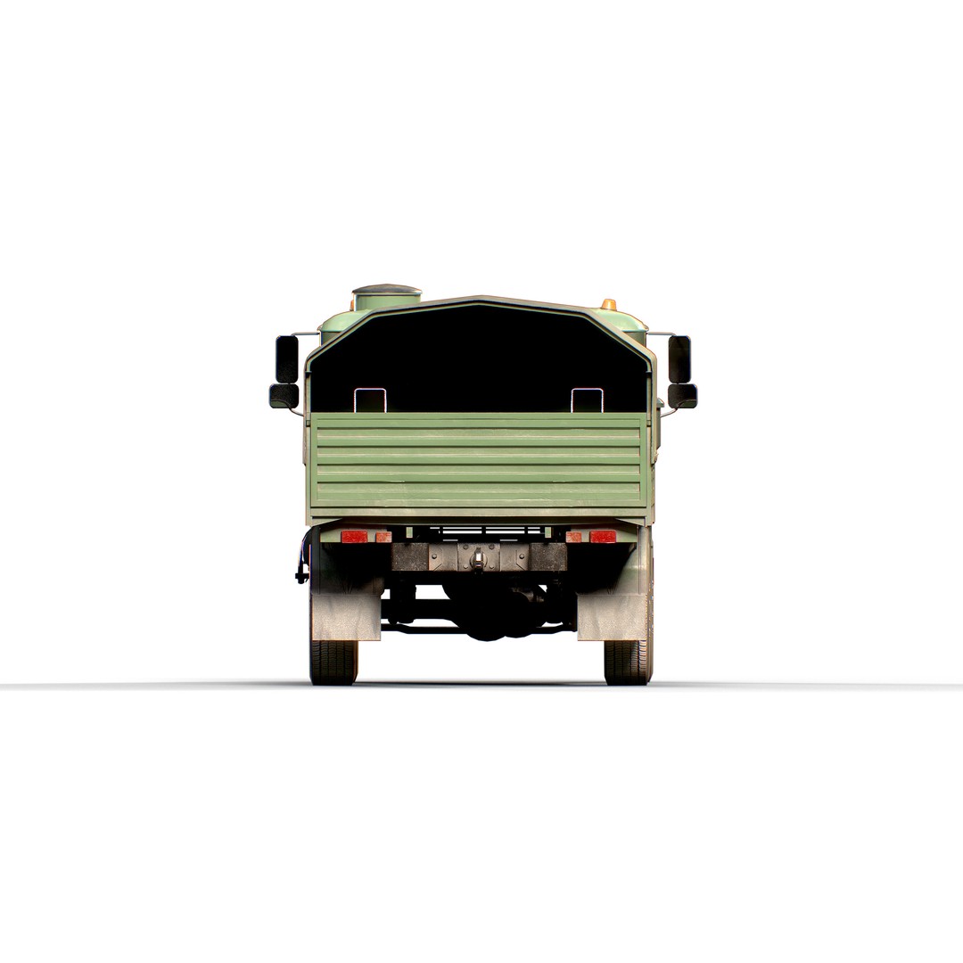 TATA LPTA 715 3D Model – Low Poly Game Ready Military Truck, FBX