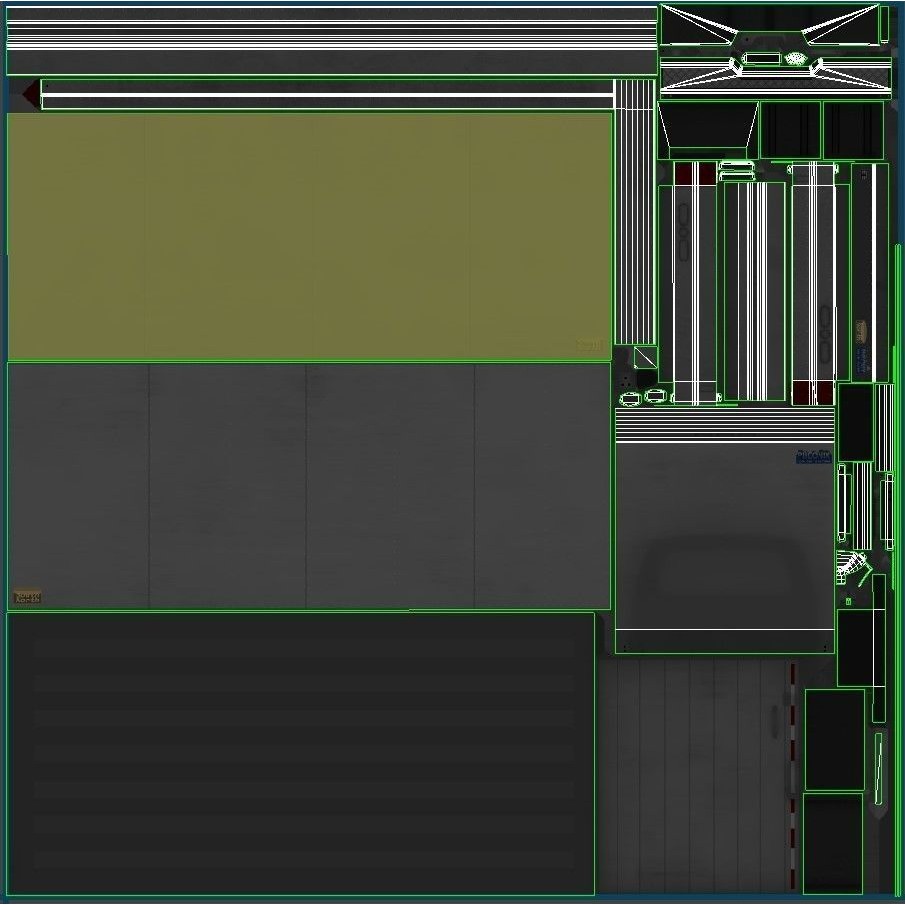 Box Truck 3D Model – Low Poly Game Ready Vehicle with PBR Textures - View 47