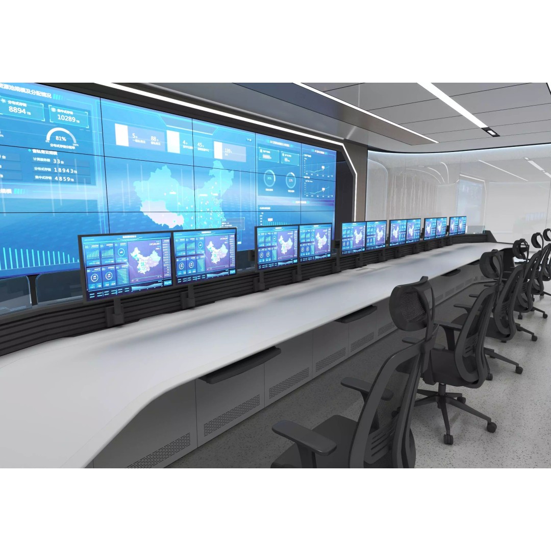 Control Room 3D Model – Detailed Office Environment, FBX, OBJ - View 10
