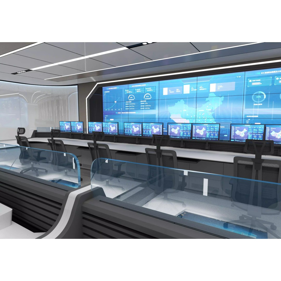 Control Room 3D Model – Detailed Office Environment, FBX, OBJ - View 12