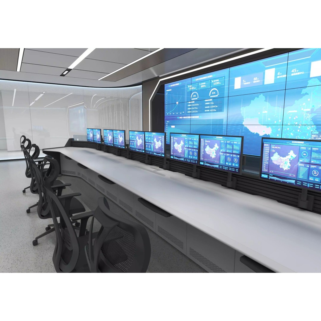 Control Room 3D Model – Detailed Office Environment, FBX, OBJ - View 13
