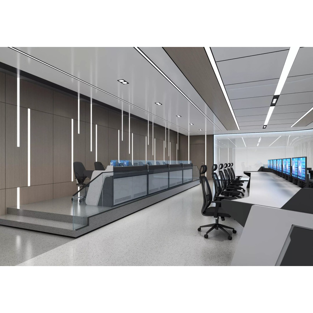 Control Room 3D Model – Detailed Office Environment, FBX, OBJ - View 3