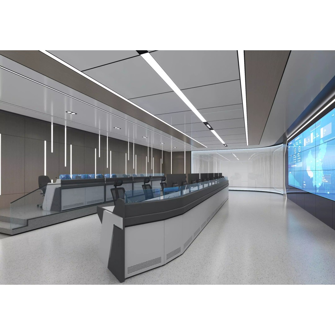 Control Room 3D Model – Detailed Office Environment, FBX, OBJ - View 4