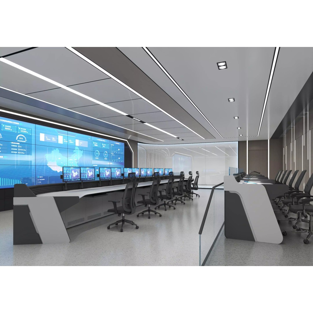 Control Room 3D Model – Detailed Office Environment, FBX, OBJ - View 8