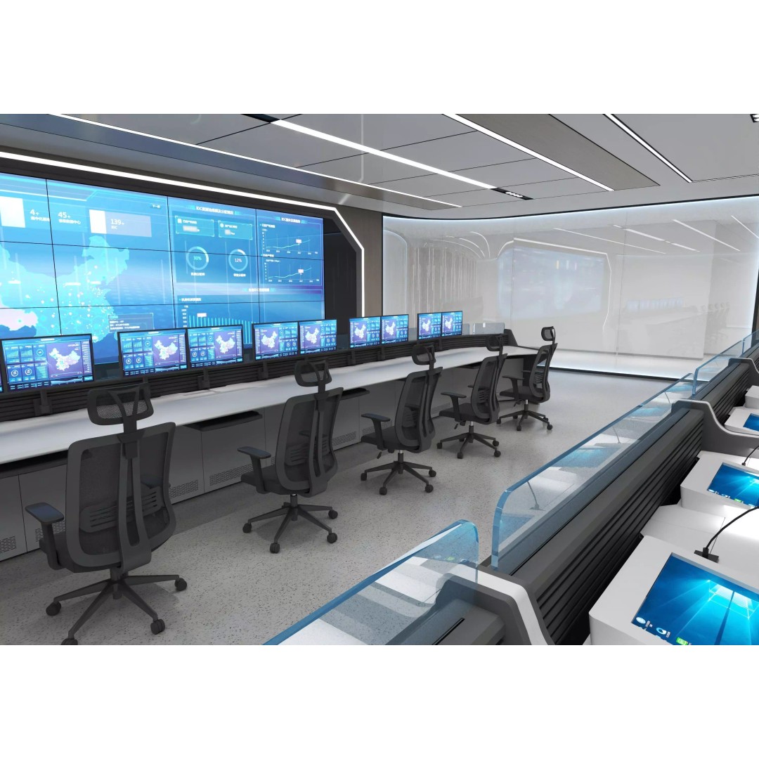 Control Room 3D Model – Detailed Office Environment, FBX, OBJ - View 9