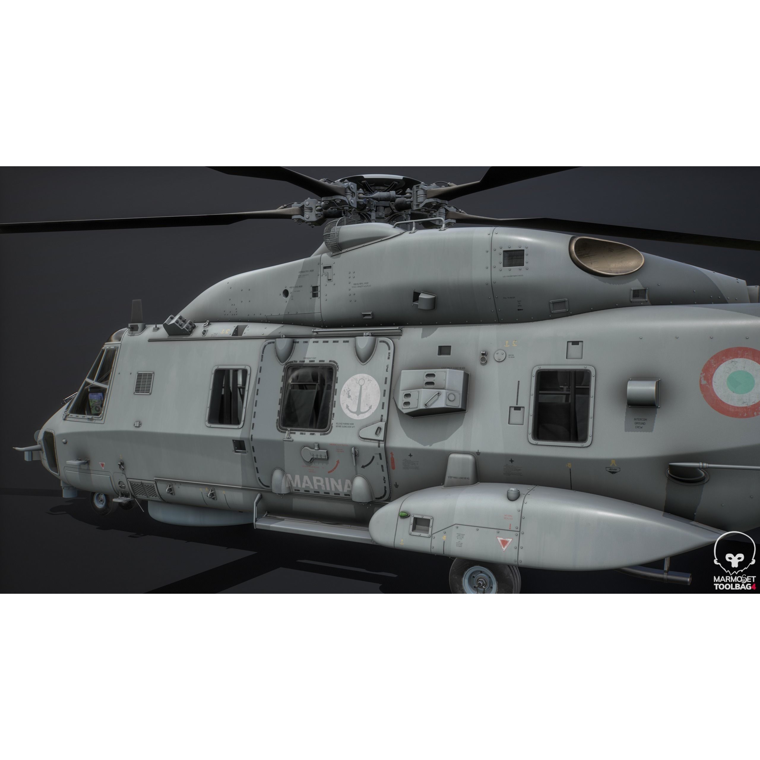 NH-90 Marina - Game-Ready 3D Model - View 10